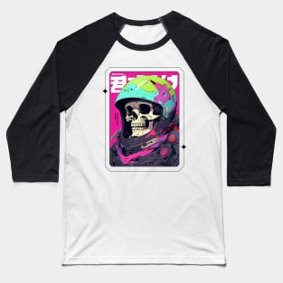 Cool Japanese Deathly  Racer Baseball T-Shirt